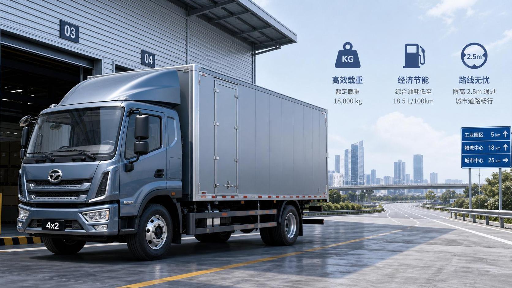4x2 Cargo Truck Payload, Fuel Use, and Route Limits Explained