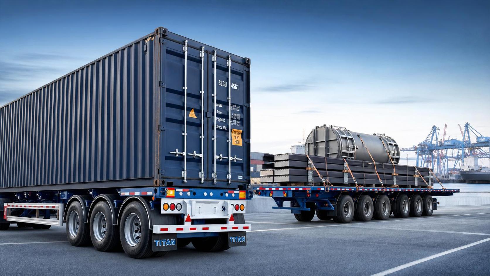 Skeleton Container Semi-Trailer vs Flatbed: Key Differences in Cargo Use Skeleton Container Semi-Trailer vs Flatbed: Key Differences in Cargo Use