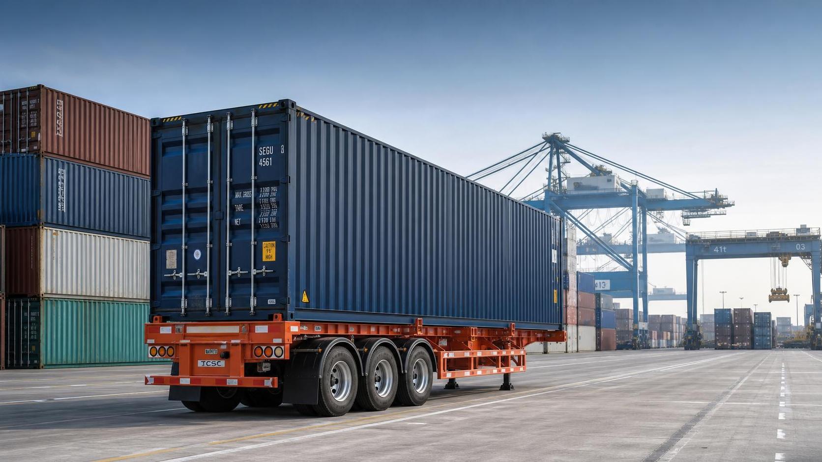 How to Choose a Skeleton Container Semi-Trailer for Port and Yard Transport
