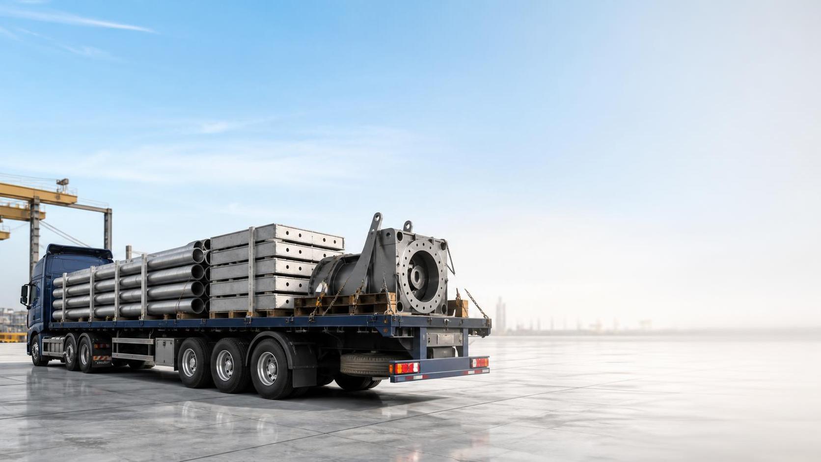 When does a flatbed semi-trailer make more sense than a skeleton trailer?