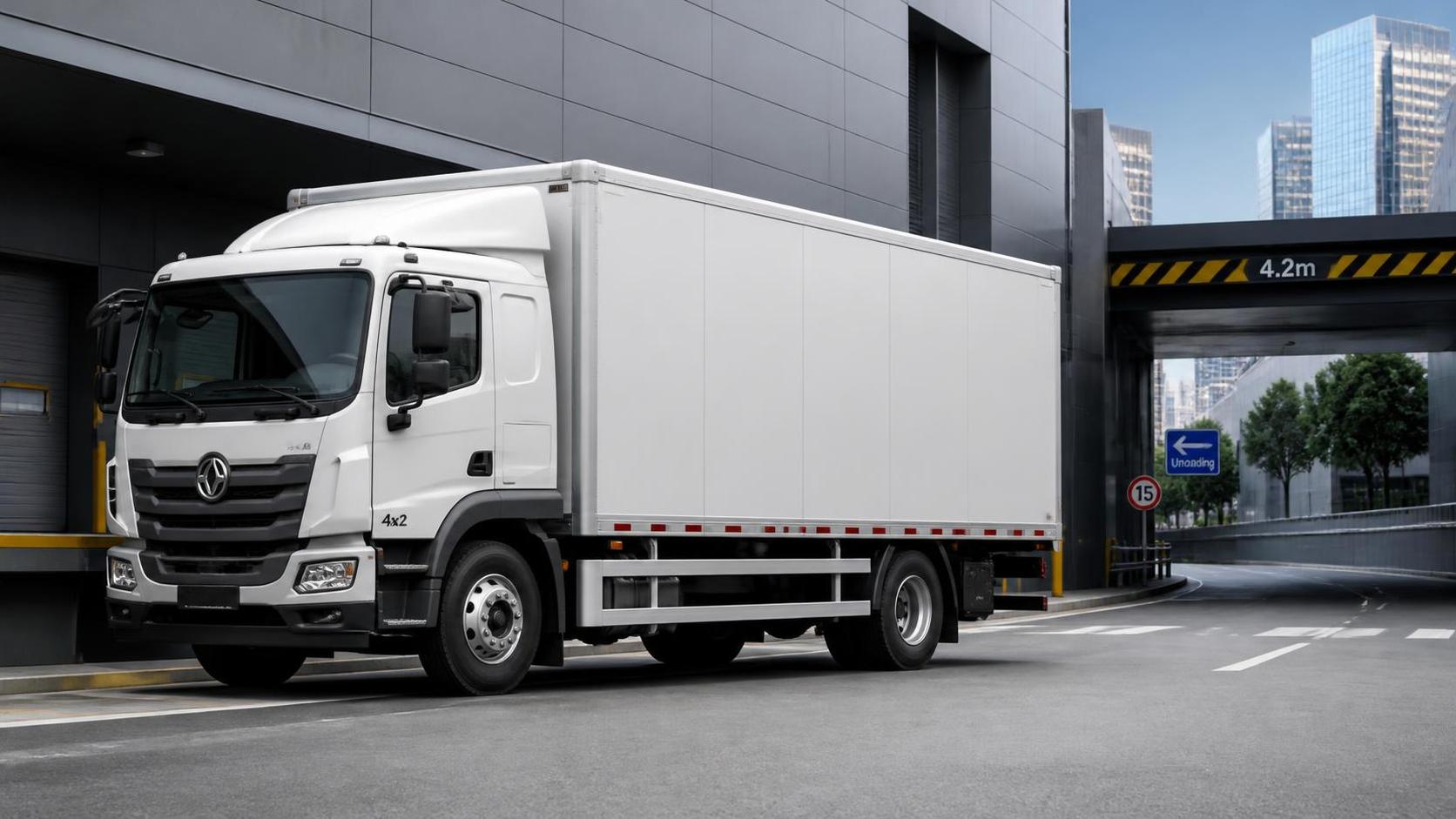 How much payload can a 4_2 cargo truck handle on urban routes