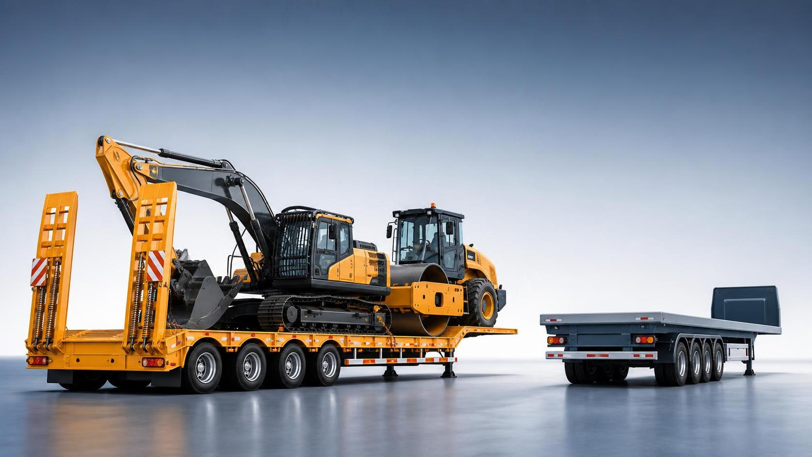Which jobs require a low plate trailer instead of a standard semi-trailer Which jobs require a low plate trailer instead of a standard semi-trailer