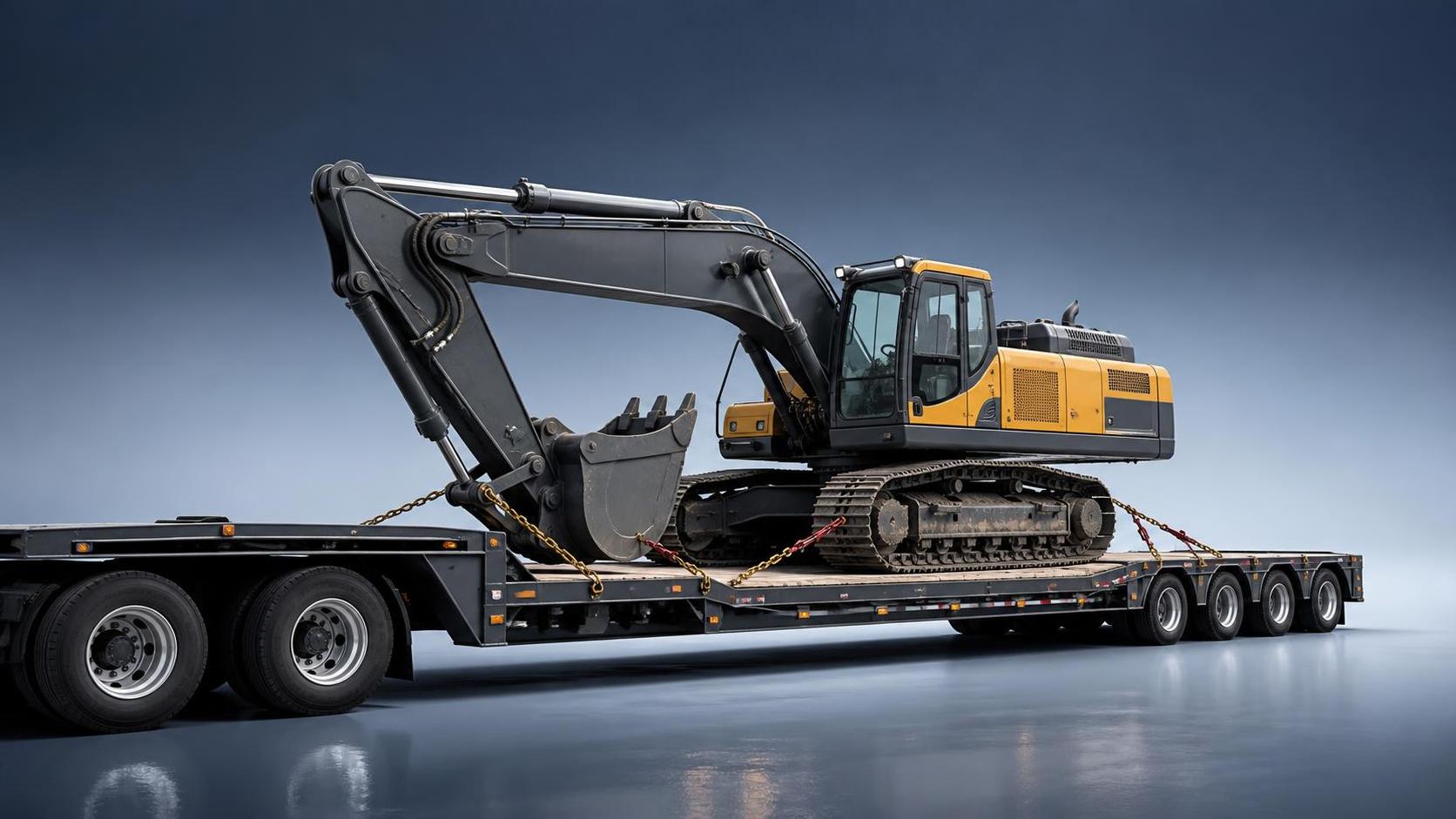 What causes deck bending on a flatbed semi-trailer under repeated heavy loads