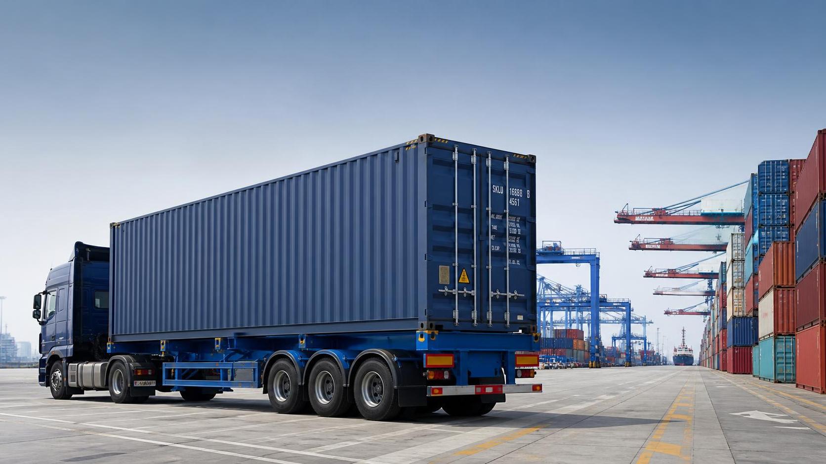When a skeleton container semi-trailer is the right choice for port haulage When a skeleton container semi-trailer is the right choice for port haulage