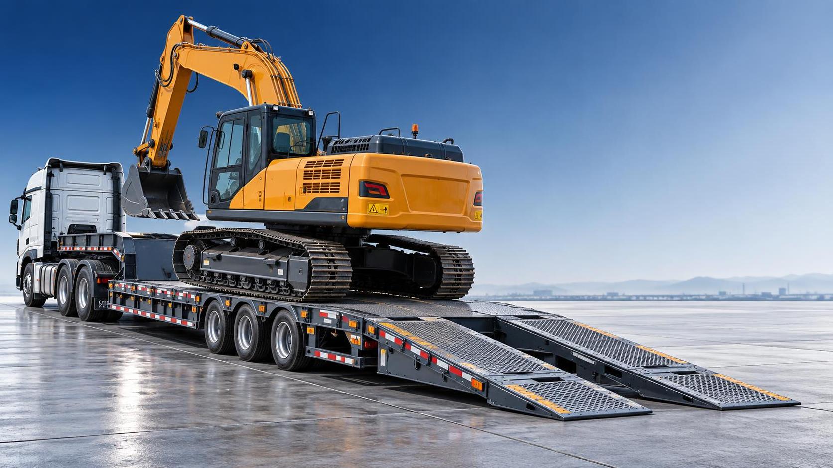 How low plate trailers reduce loading height for heavy machinery How low plate trailers reduce loading height for heavy machinery