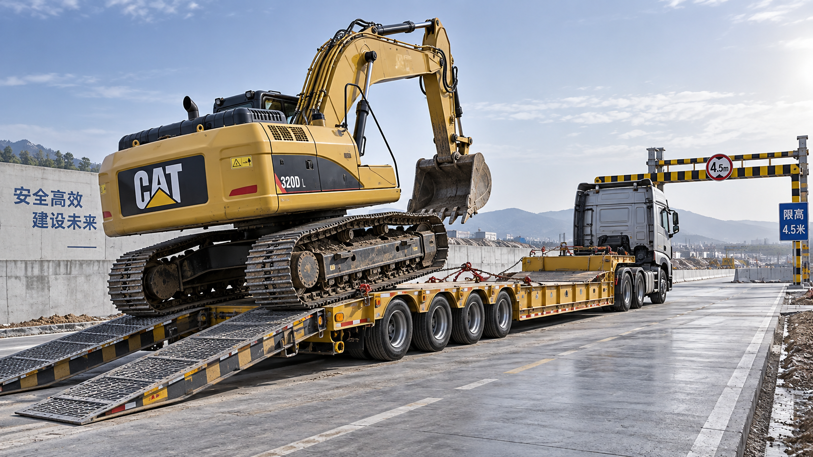 When a low plate trailer reduces loading risk for tall machinery When a low plate trailer reduces loading risk for tall machinery