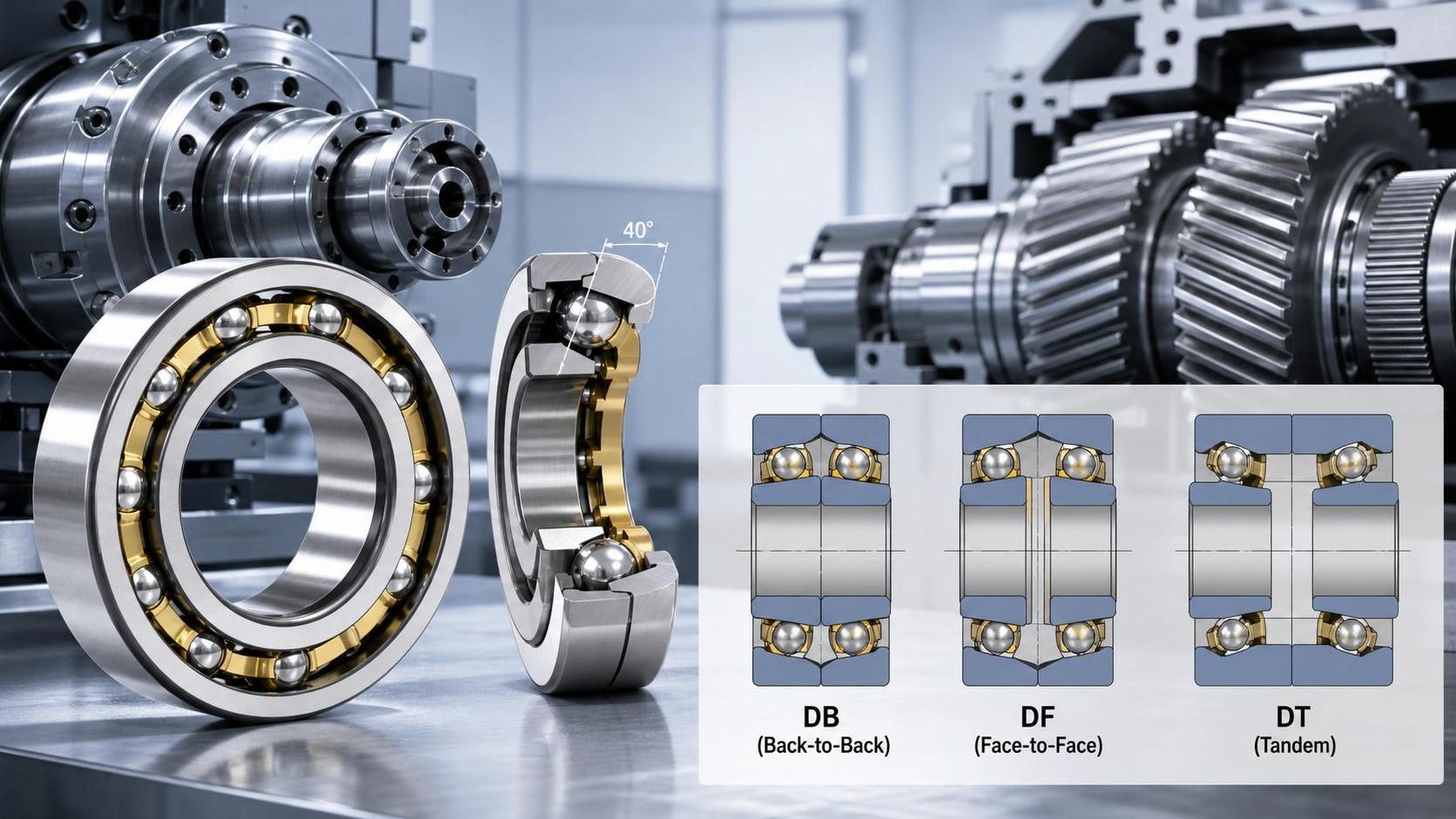 FAG 7226-B-MP Angular Contact Ball Bearing: Contact Angle and Pairing Options Explained