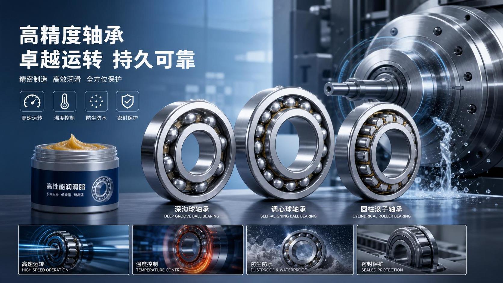 Bearing Grease Selection Guide: Speed, Temperature, and Contamination Factors