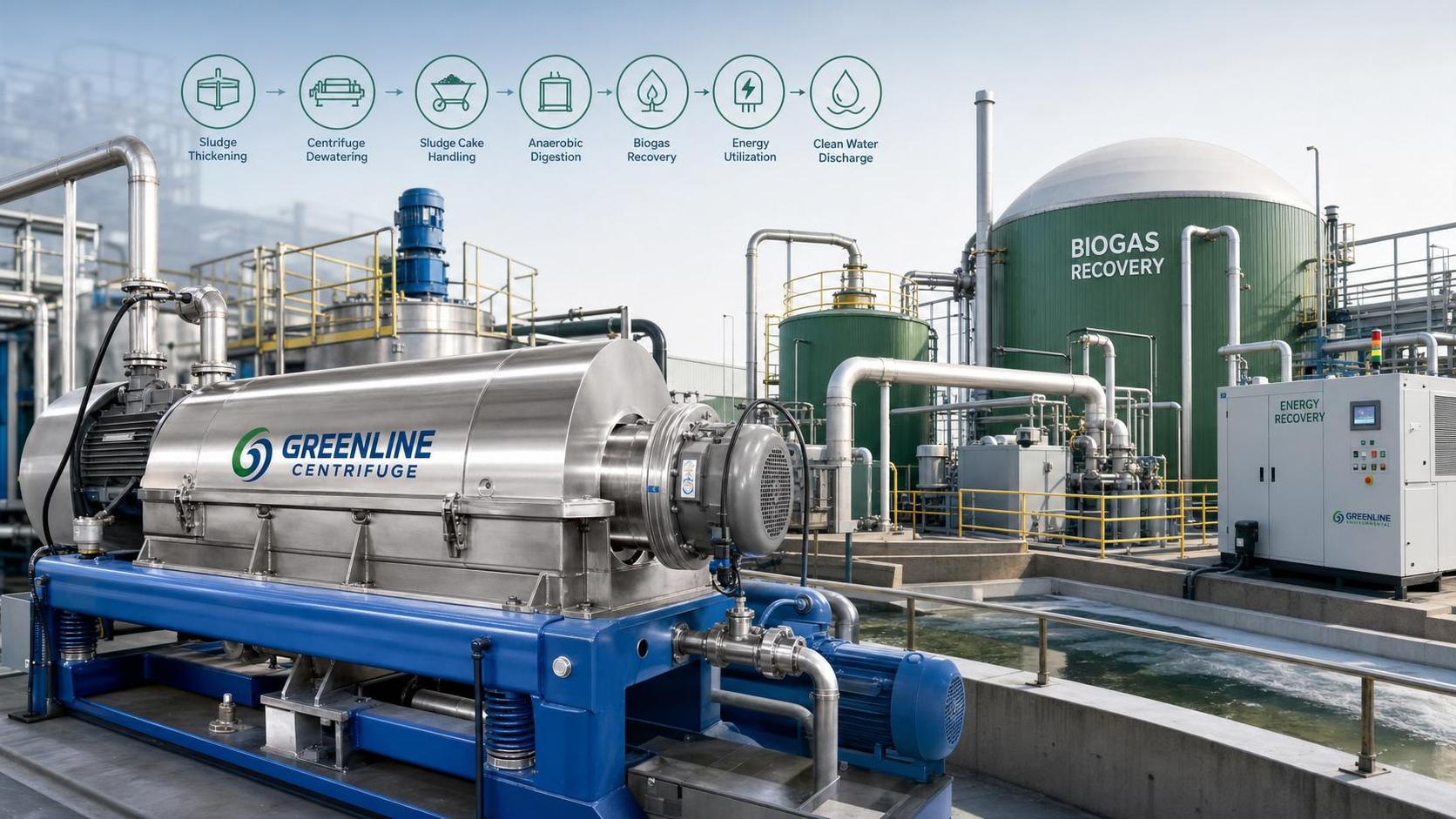 Choosing Dewatering Centrifuges for Energy Recovery and Reuse Projects