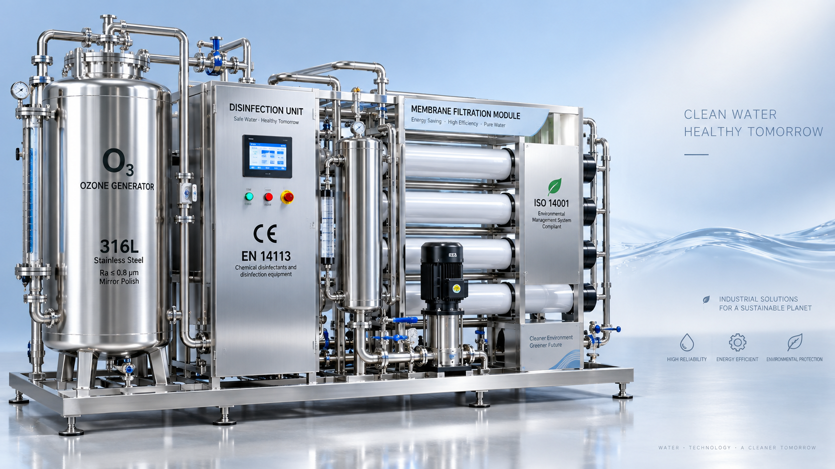 What certifications matter most for sewage treatment equipment suppliers serving regulated pharmaceutical sites?