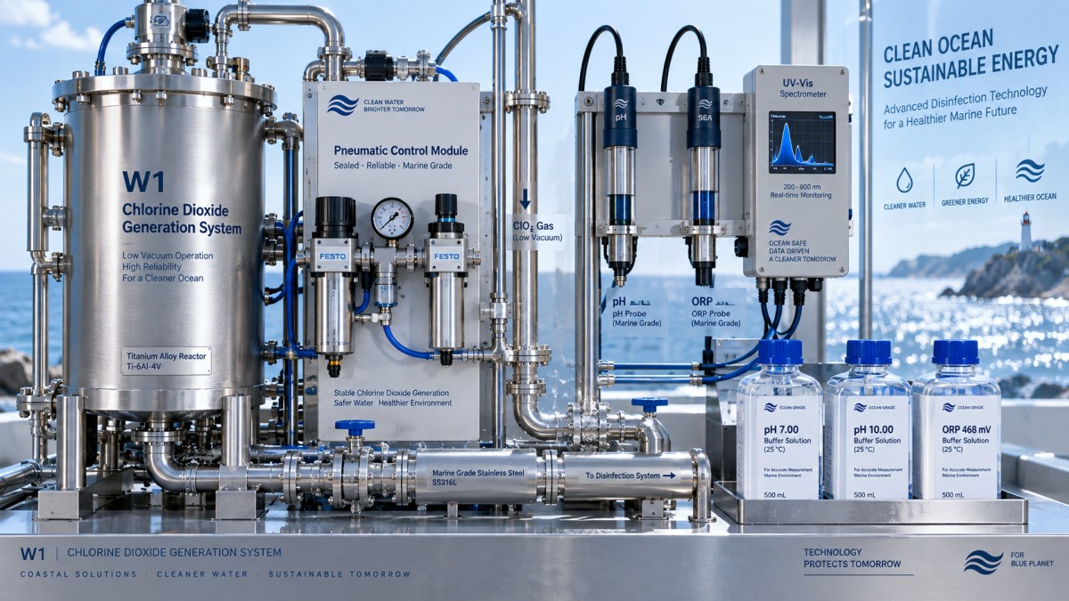 What maintenance intervals are validated for W1 type (low negative pressure) chlorine dioxide preparation technology in coastal desalination plants? What maintenance intervals are validated for W1 type (low negative pressure) chlorine dioxide preparation technology in coastal desalination plants?