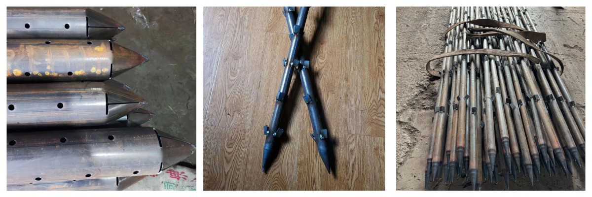 Advance small grouting pipe