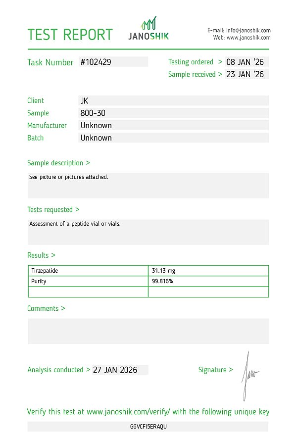 Tirzepatide 30mg
