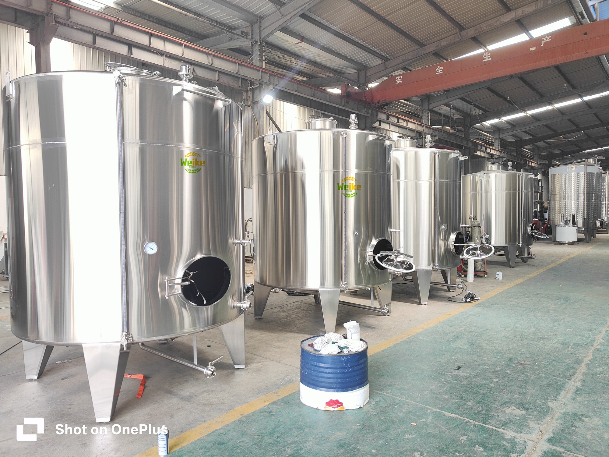Edelstahl-Alkohol-Lagertanks