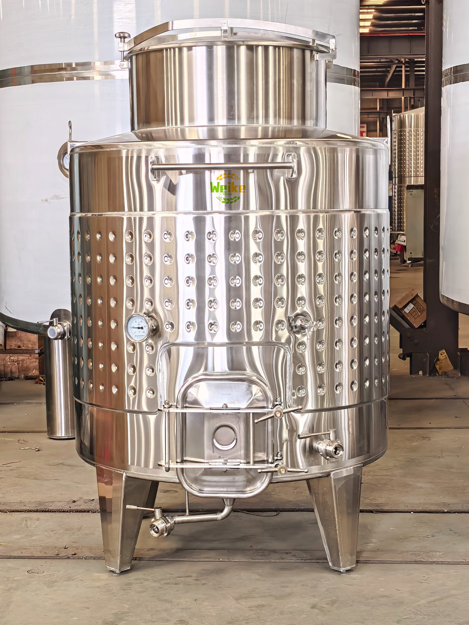 1500Lジャケット付きワイン発酵タンク