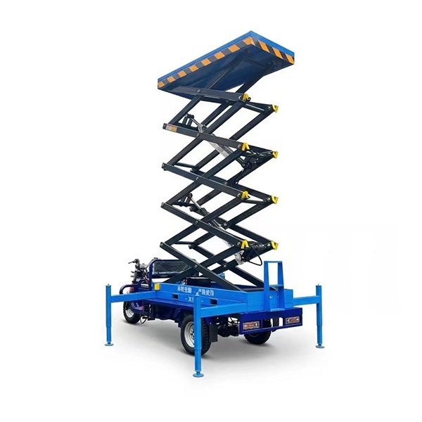 Plataforma elevadora de tijera montada en vehículo