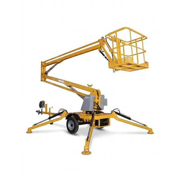 Plataforma elevadora articulada hidráulica remolcable