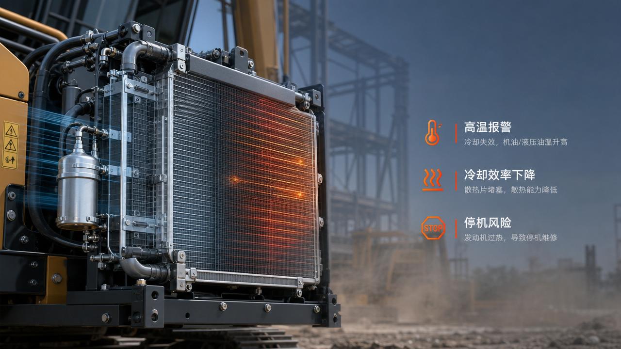 何时应更换挖掘机散热器 何时应更换挖掘机散热器