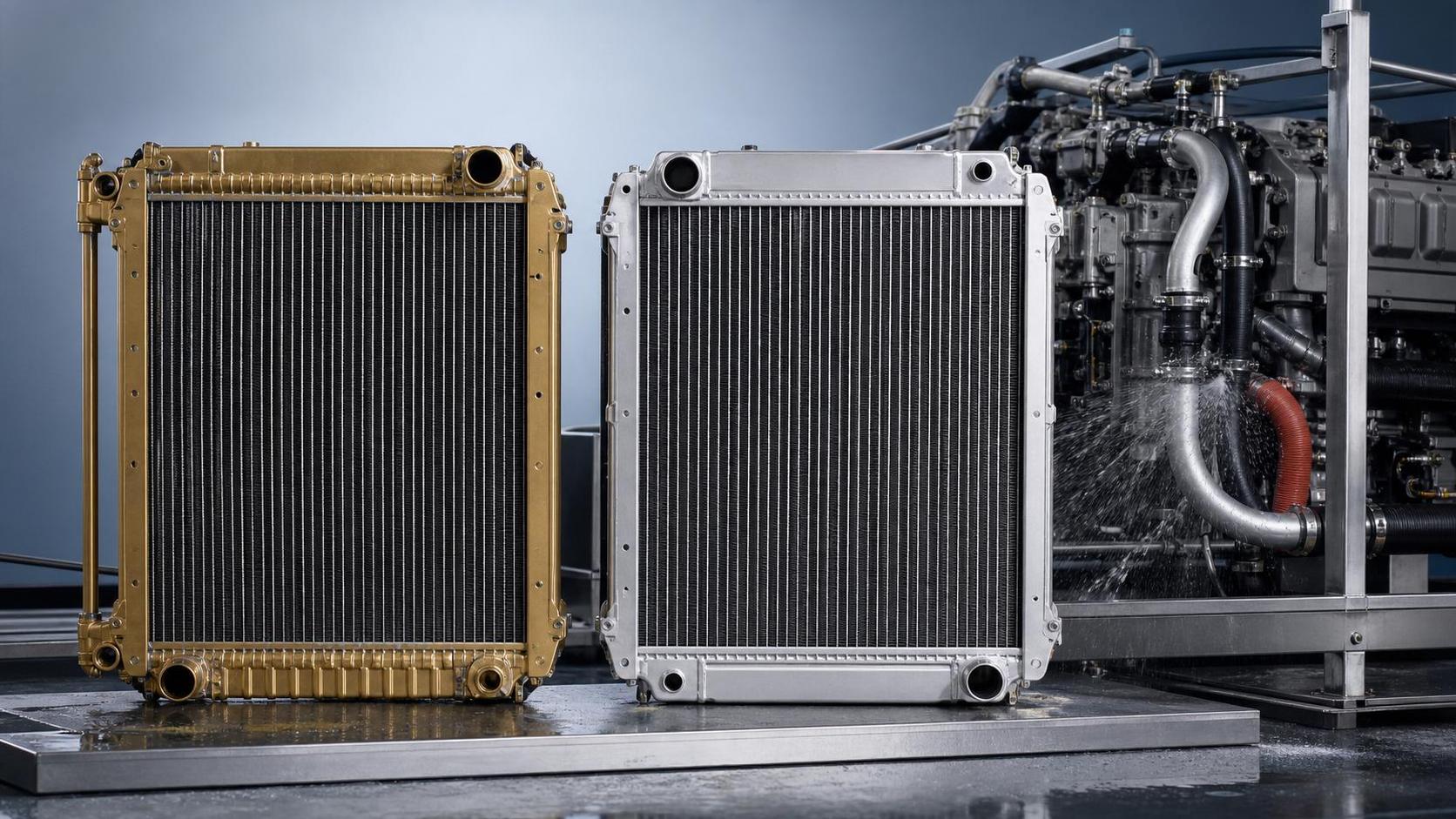 DAF MAN 散热器类型：商用车用铜黄铜 vs 铝