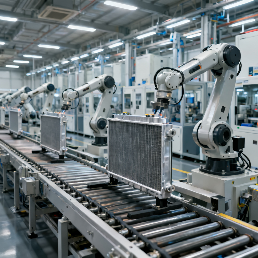 ¡Implementando una producción inteligente! Liaocheng Xinde planea construir una línea de producción de radiadores totalmente automatizada y no tripulada