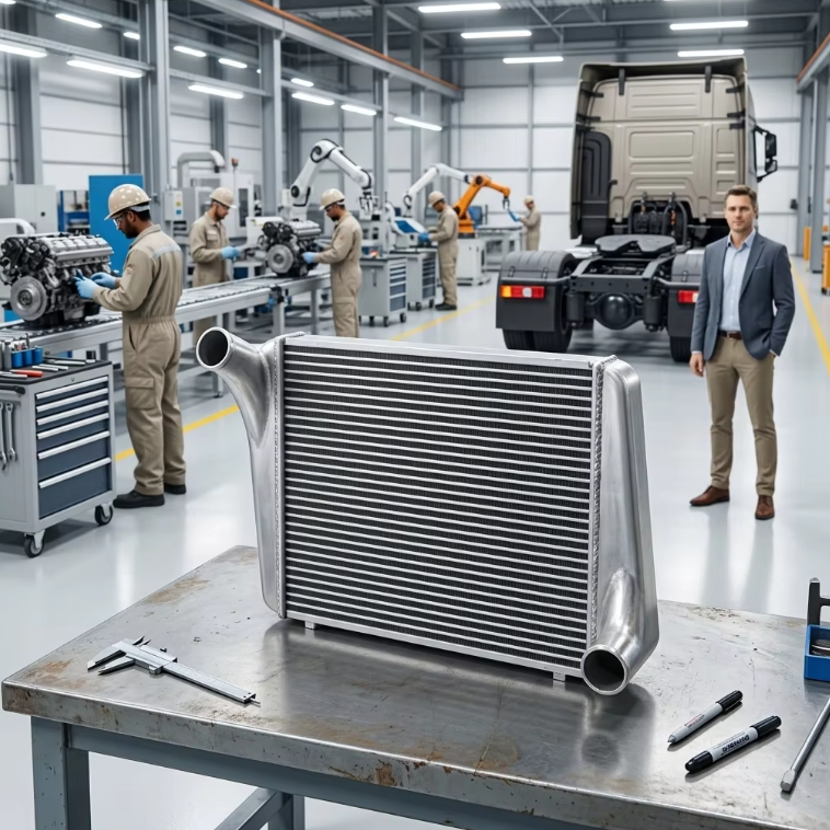 INTERCOOLER PARA CAMIÓN VOLVO NL10/NL12