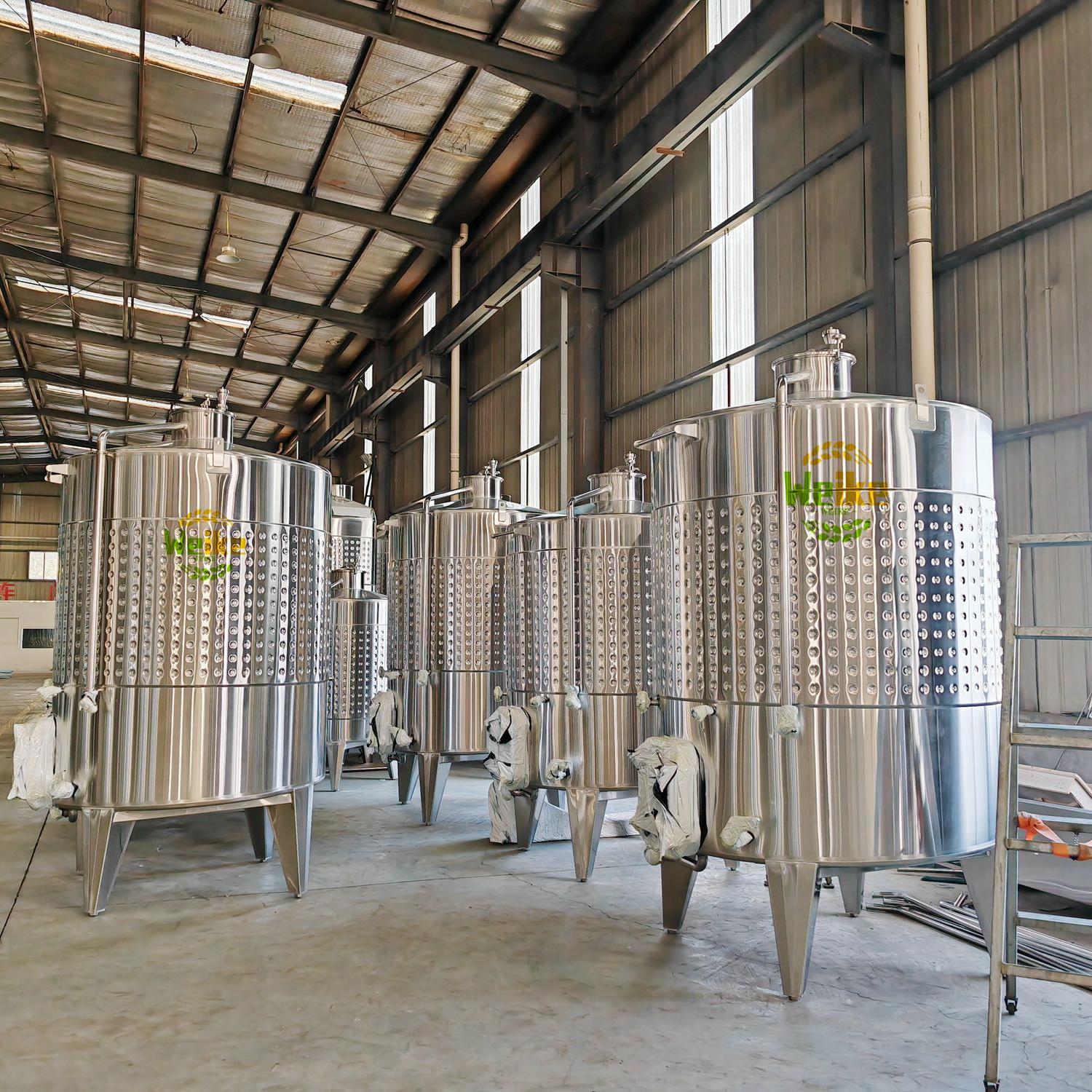 Tangki fermentasi anggur merah stainless steel 2000L