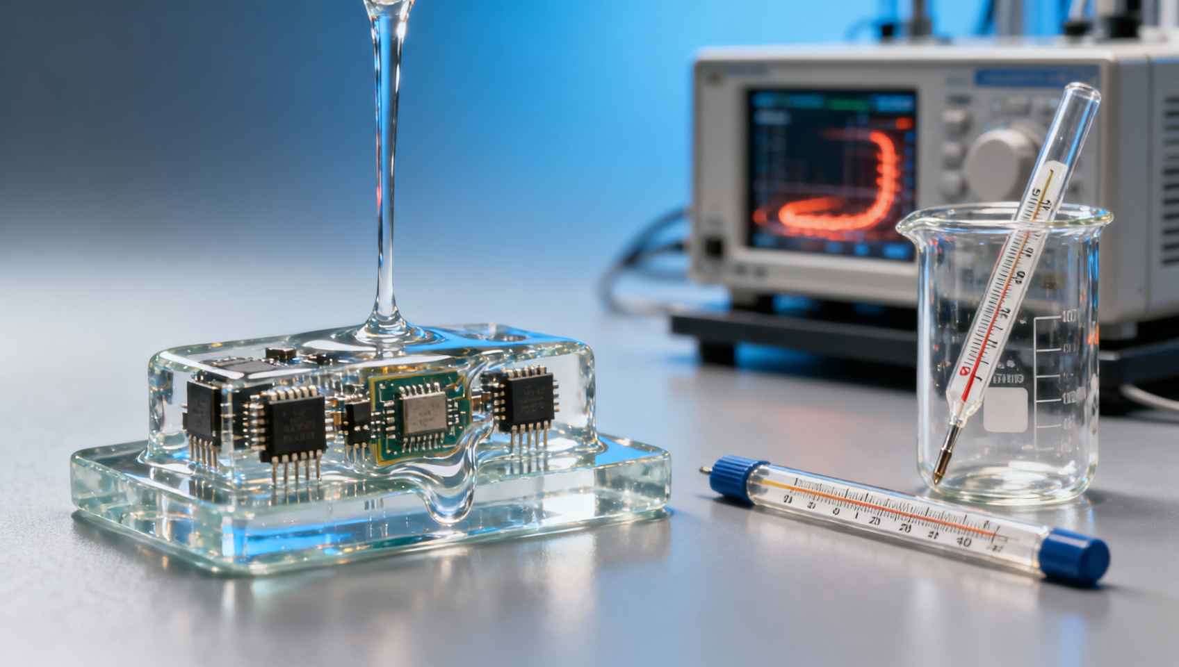 How to test potting compounds before full-scale production