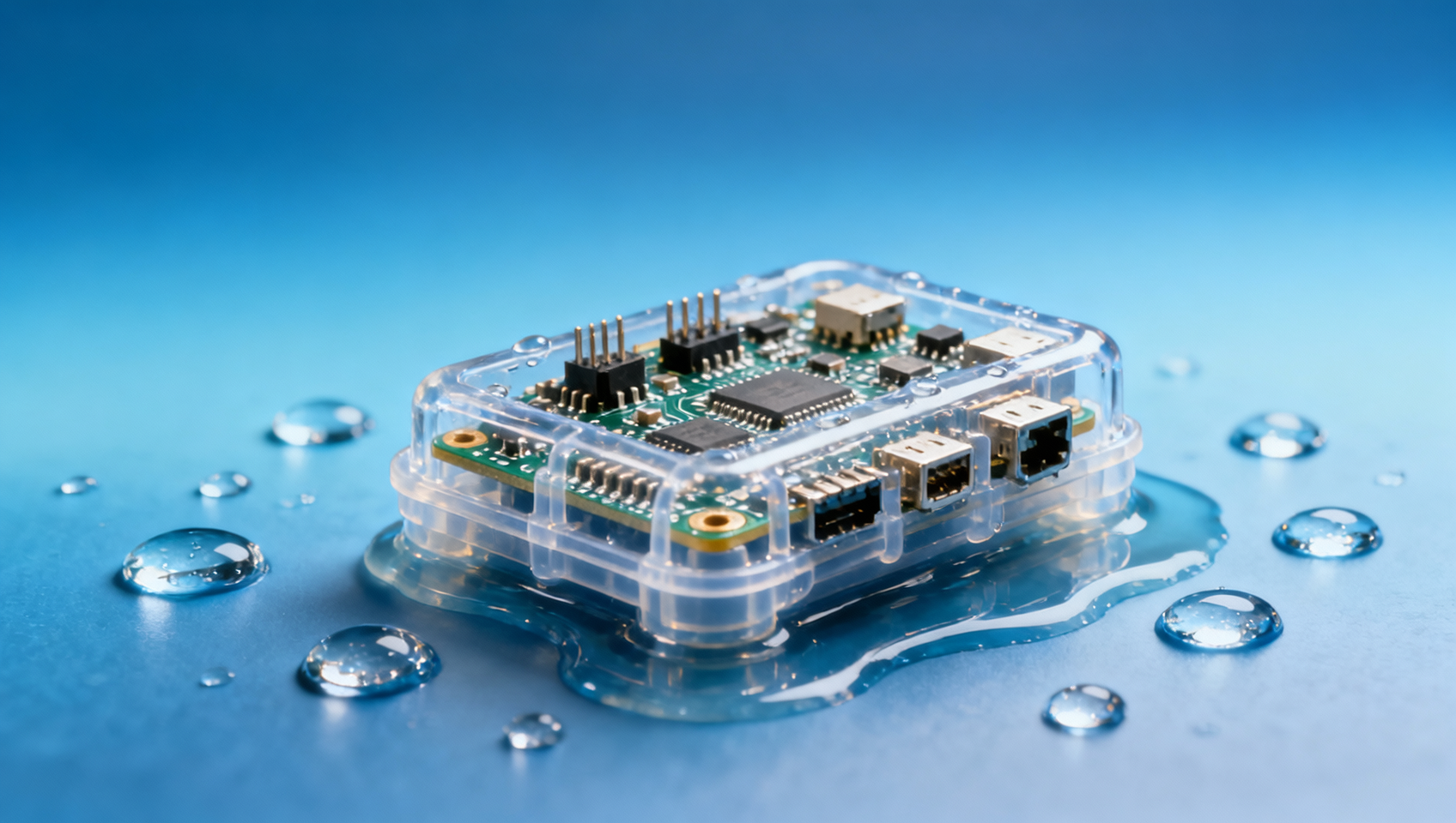 How potting compounds prevent corrosion in marine electronics