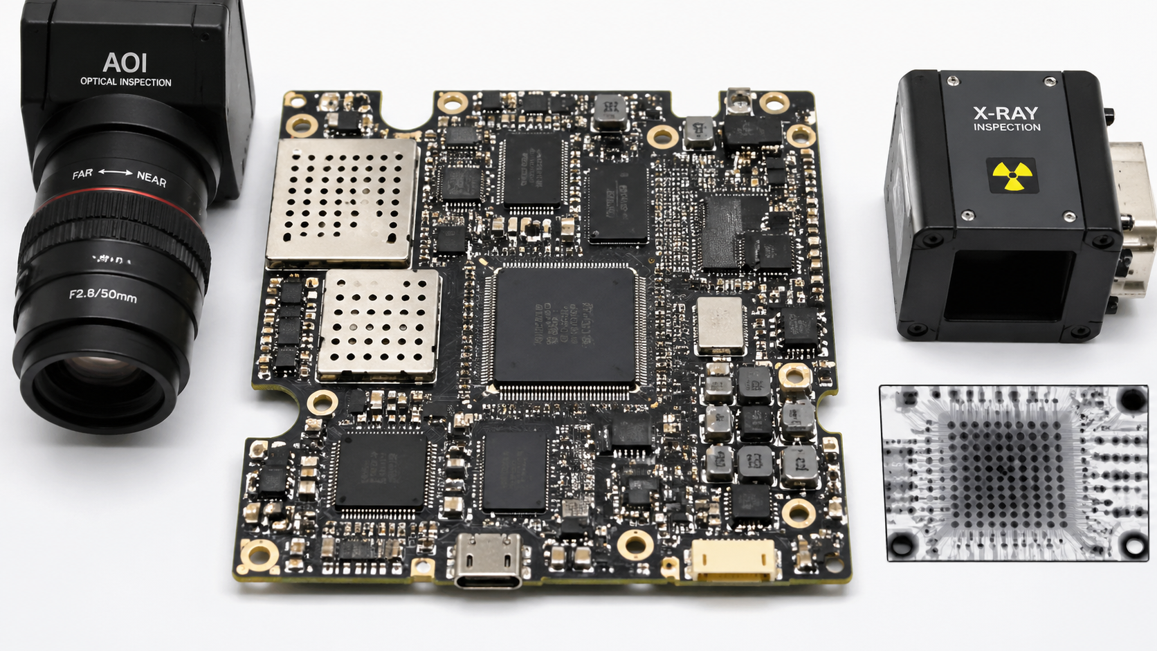 AOI Testing Limits on Dense SMT Boards