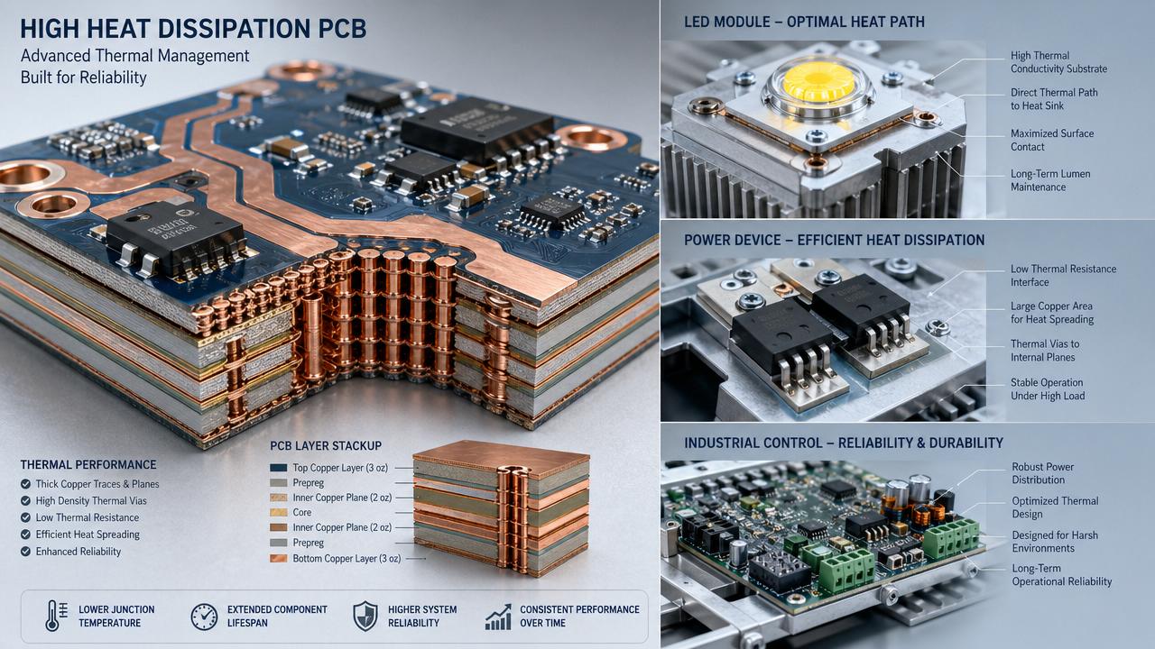 How to Choose a Thermal Management PCB for High-Heat Designs