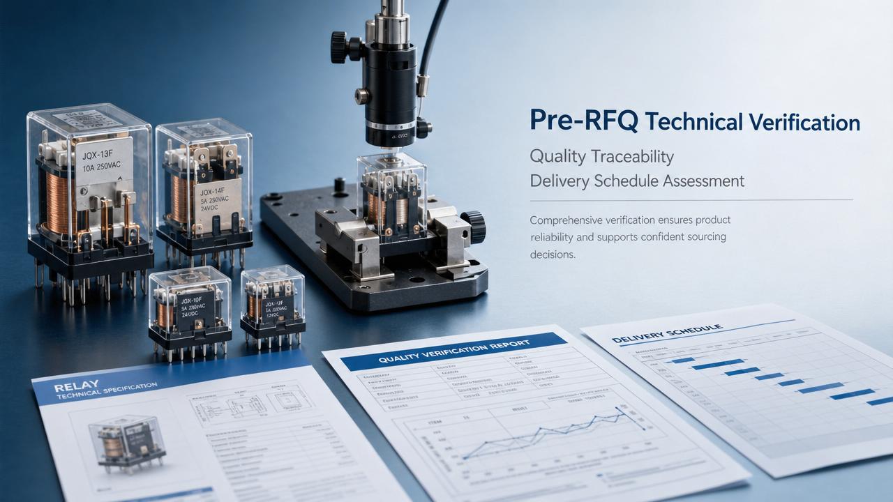Relays Manufacturer Checklist: What to Verify Before Sending an RFQ