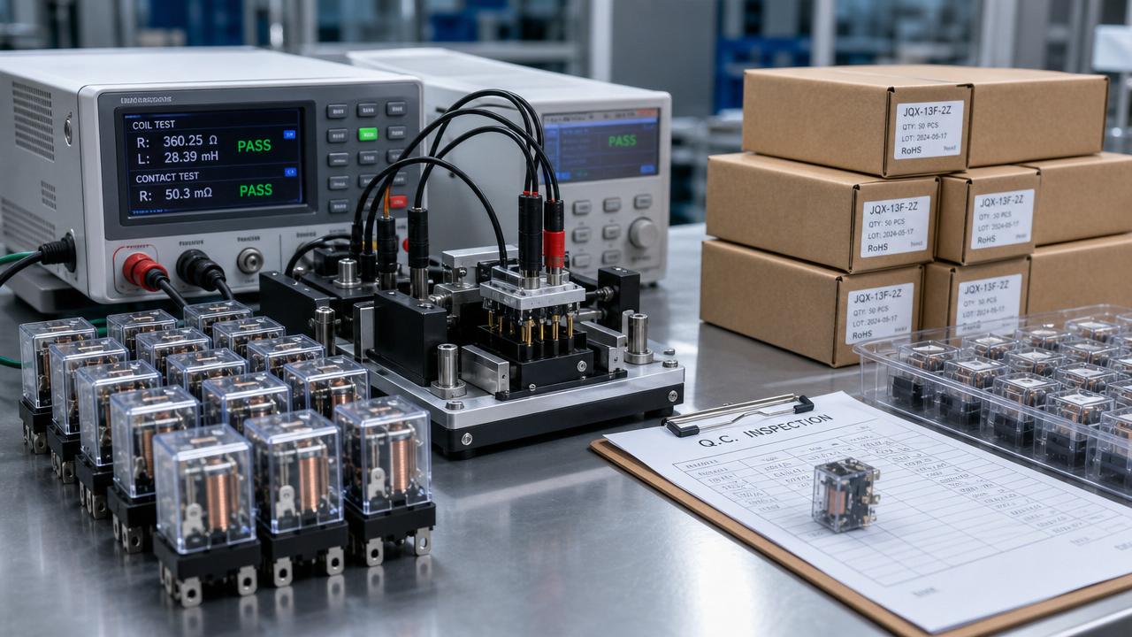 Inside a Relays Factory: Key Quality Checks That Matter Before Shipment