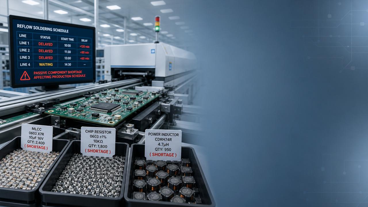 Passive Component Supply Gaps That Delay Reflow Builds