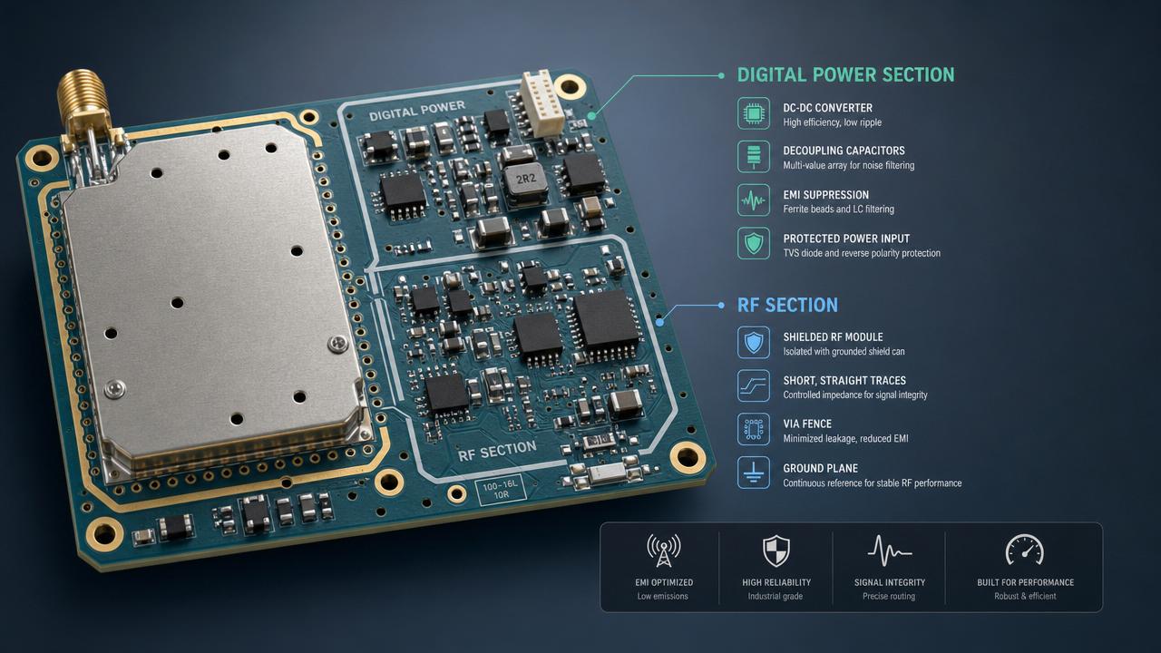 How R&D Engineers Reduce EMI in RF Module Layouts How R&D Engineers Reduce EMI in RF Module Layouts