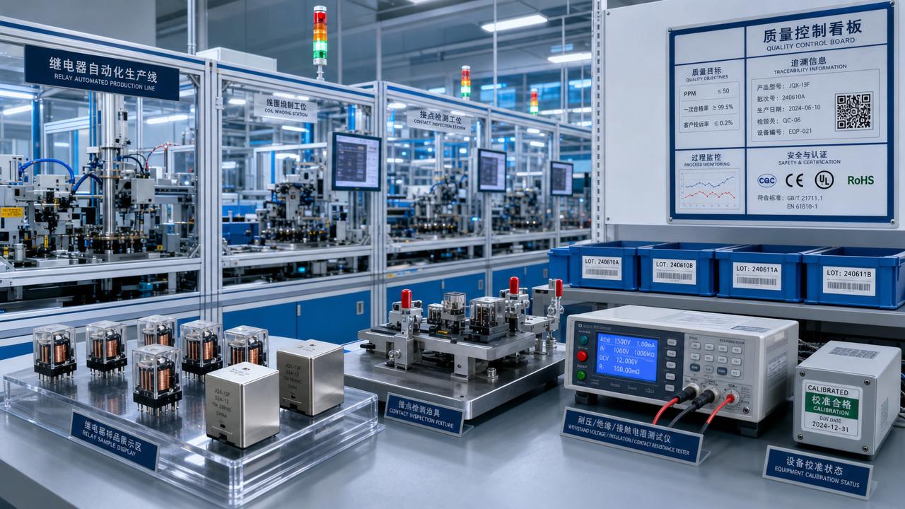 Relays Factory Audit Checklist for Quality Consistency