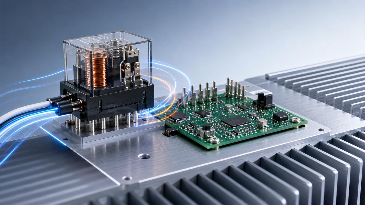 Fast Switching Relays: Speed Limits and EMI Tradeoffs
