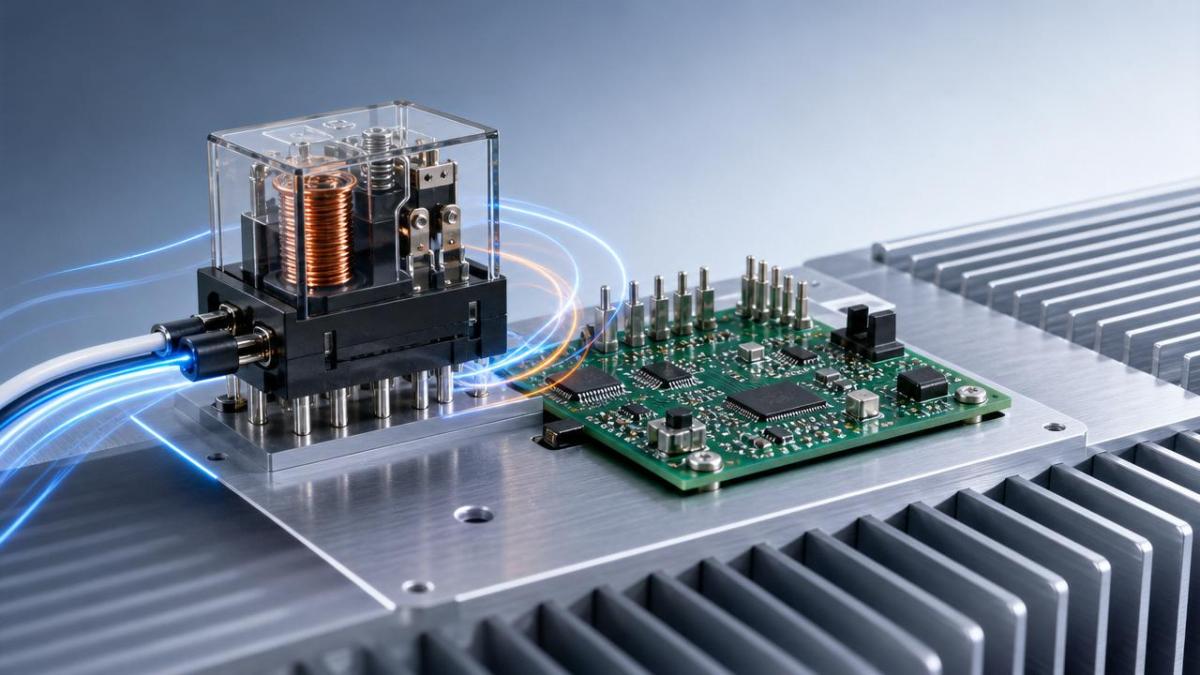 Fast Switching Relays: Speed Limits and EMI Tradeoffs