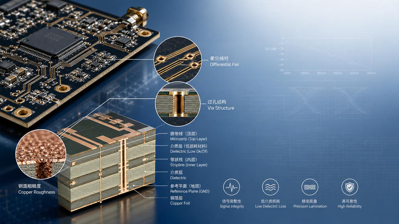 High Frequency PCB Loss Factors That Affect Signal Integrity