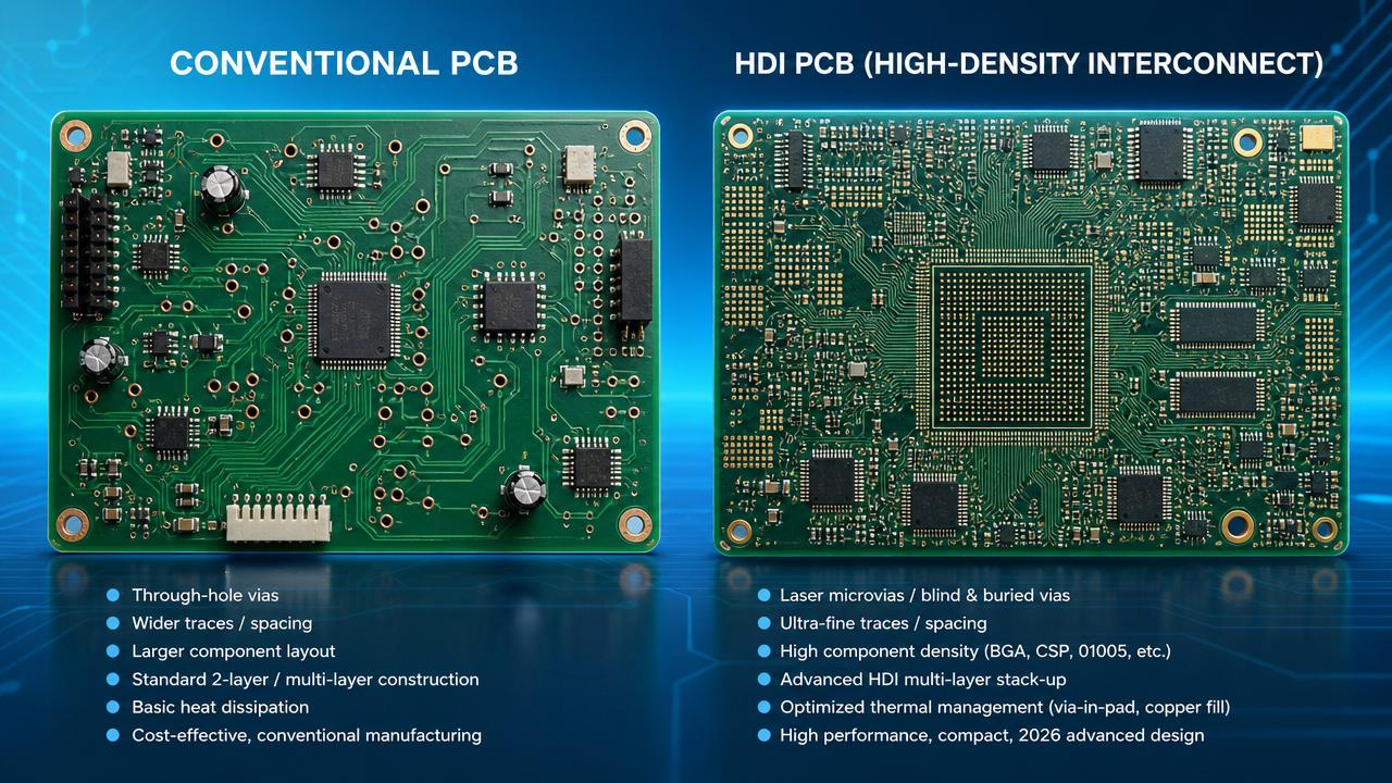 Rigid PCB vs HDI: Which Fits Dense Designs in 2026?