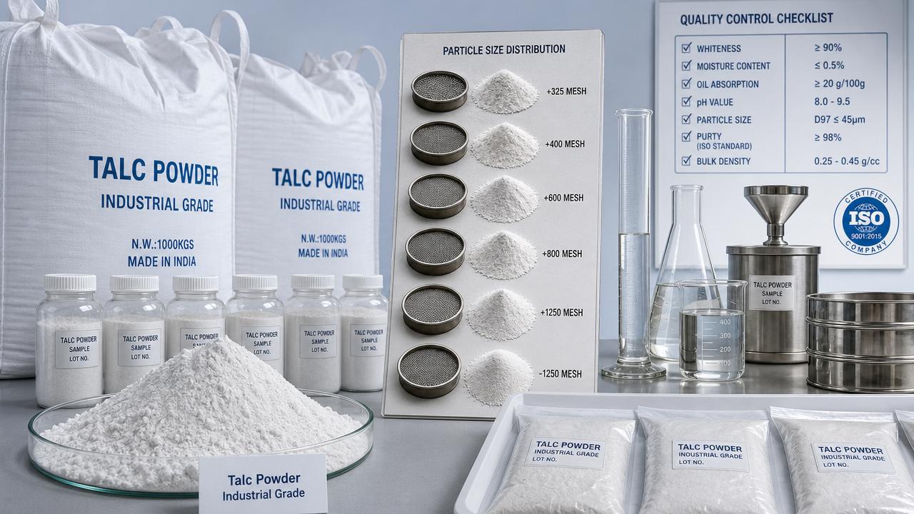 Bulk Talc Powder: How to Compare Purity, Particle Size, and Supply Stability