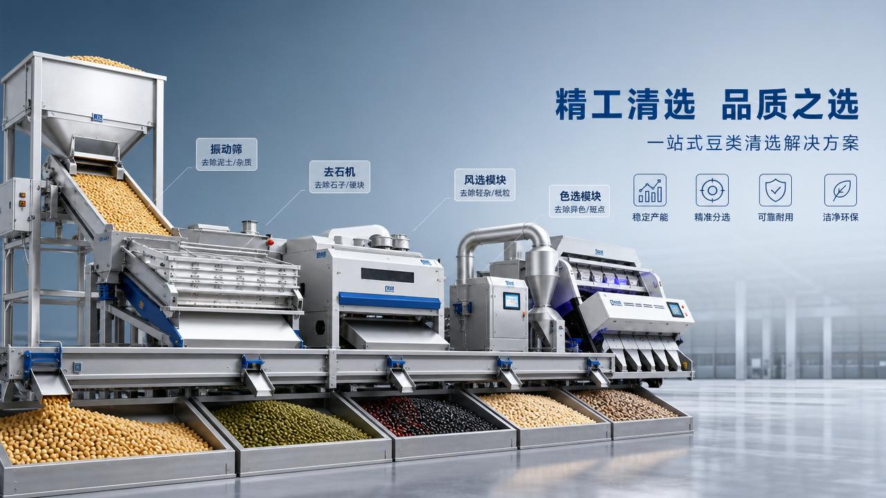 How to Choose a Commercial Bean Cleaning Plant for Stable Throughput