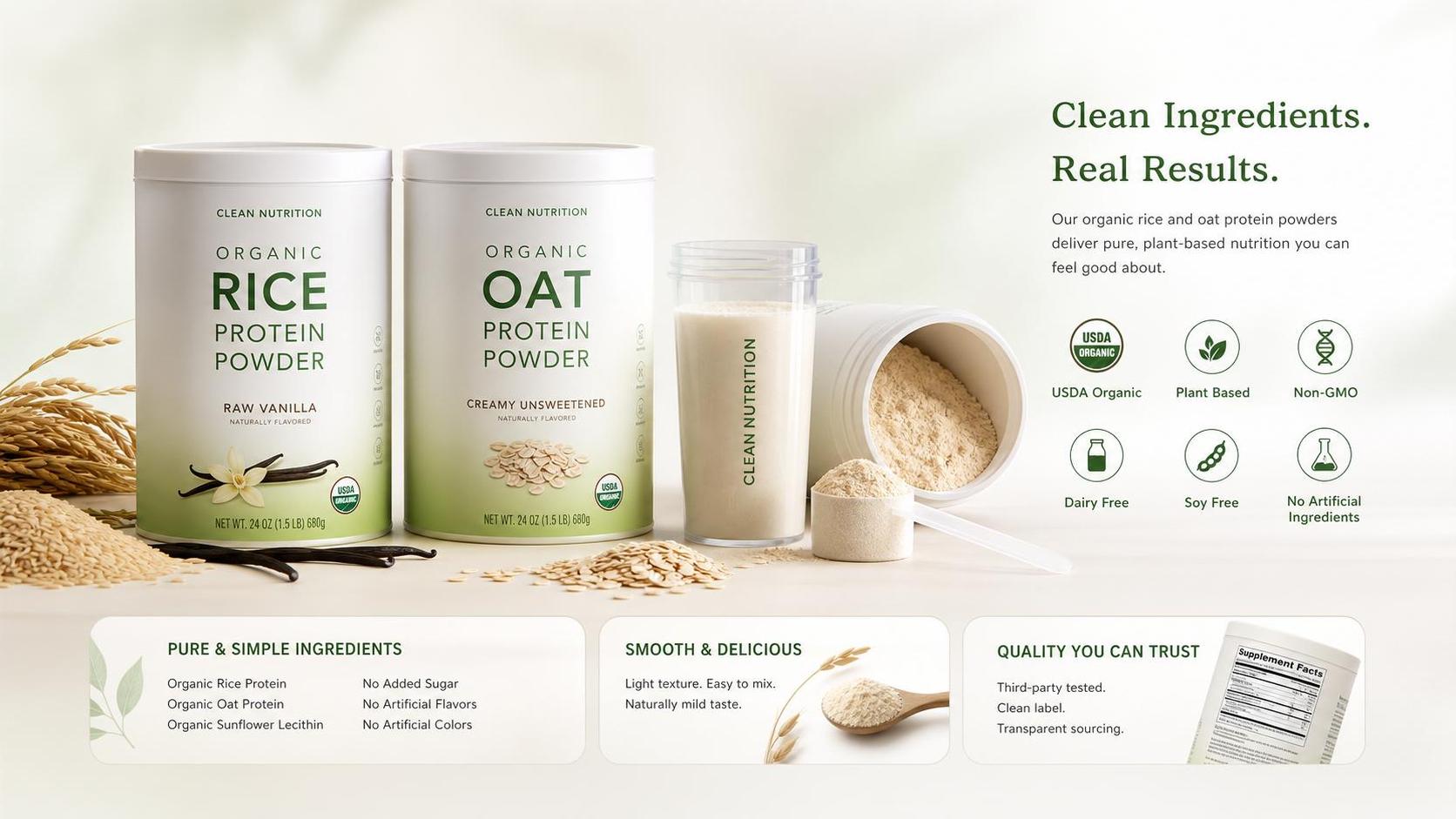 Organic Rice Protein Powder: How to Compare Purity, Taste, and Label Claims