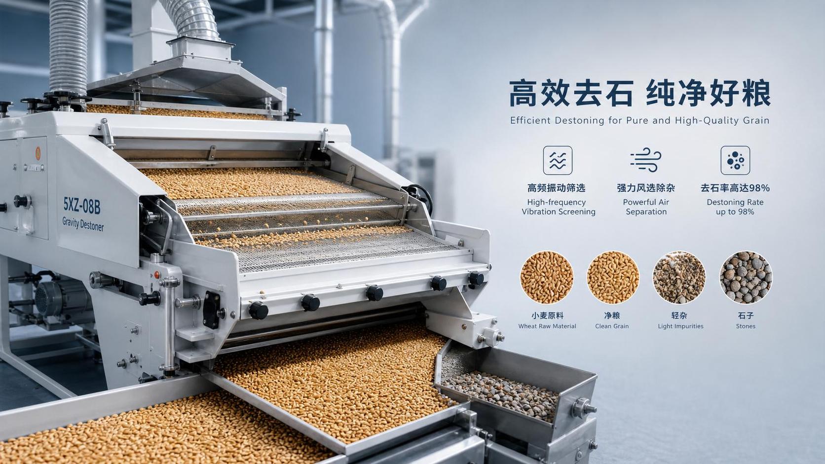 How to Choose a Grain Destoner Machine for Capacity and Purity