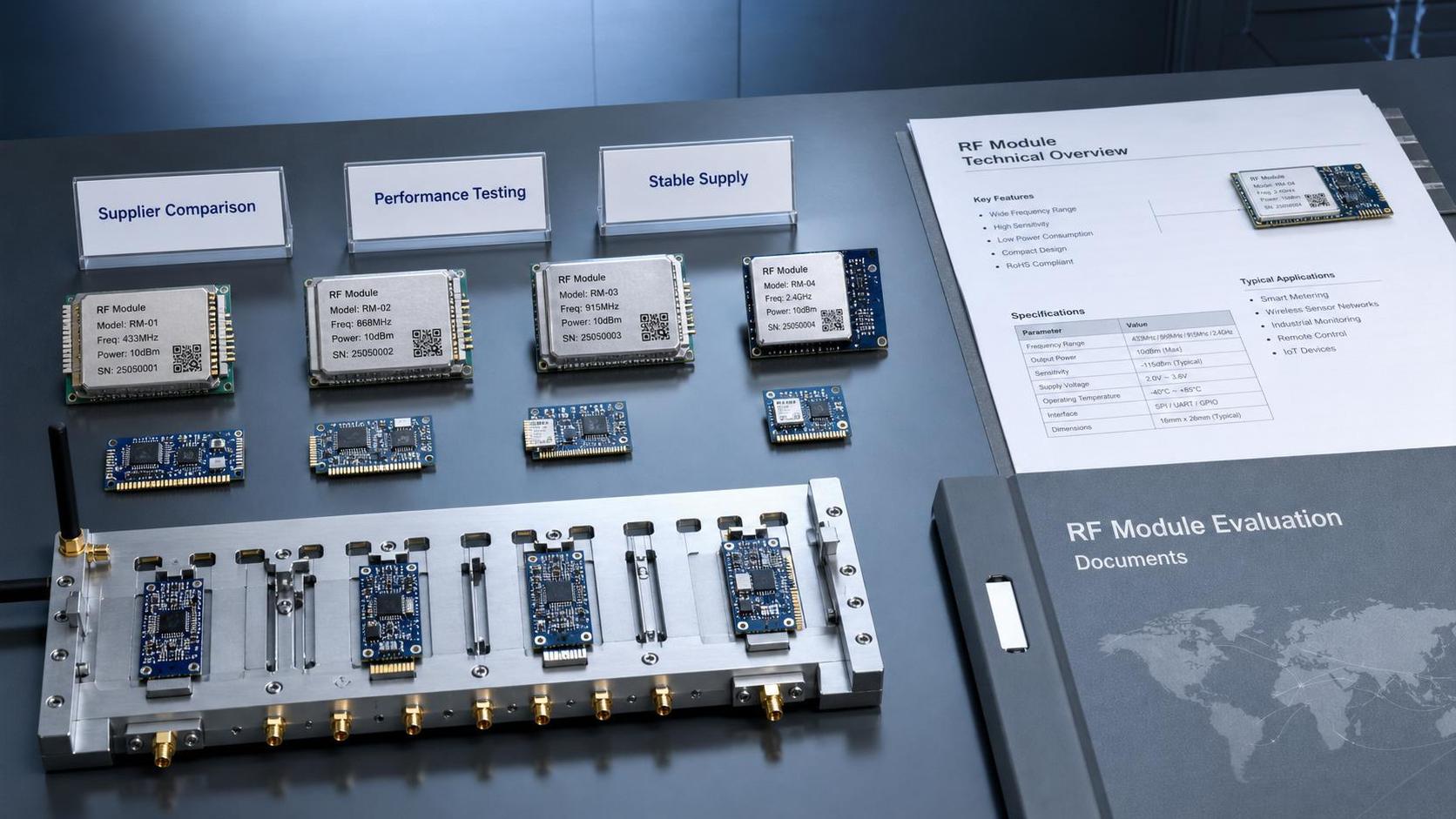 Multicriteria Vendor Comparison for RF Module Sourcing