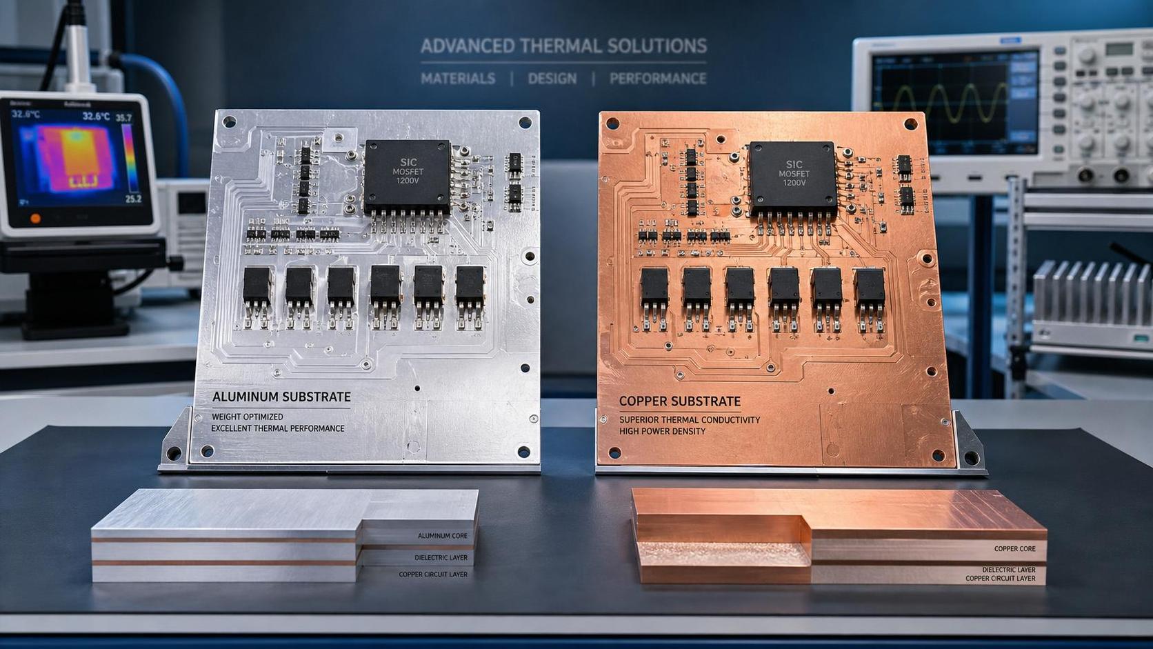 Metal Core Substrates: Aluminum vs Copper