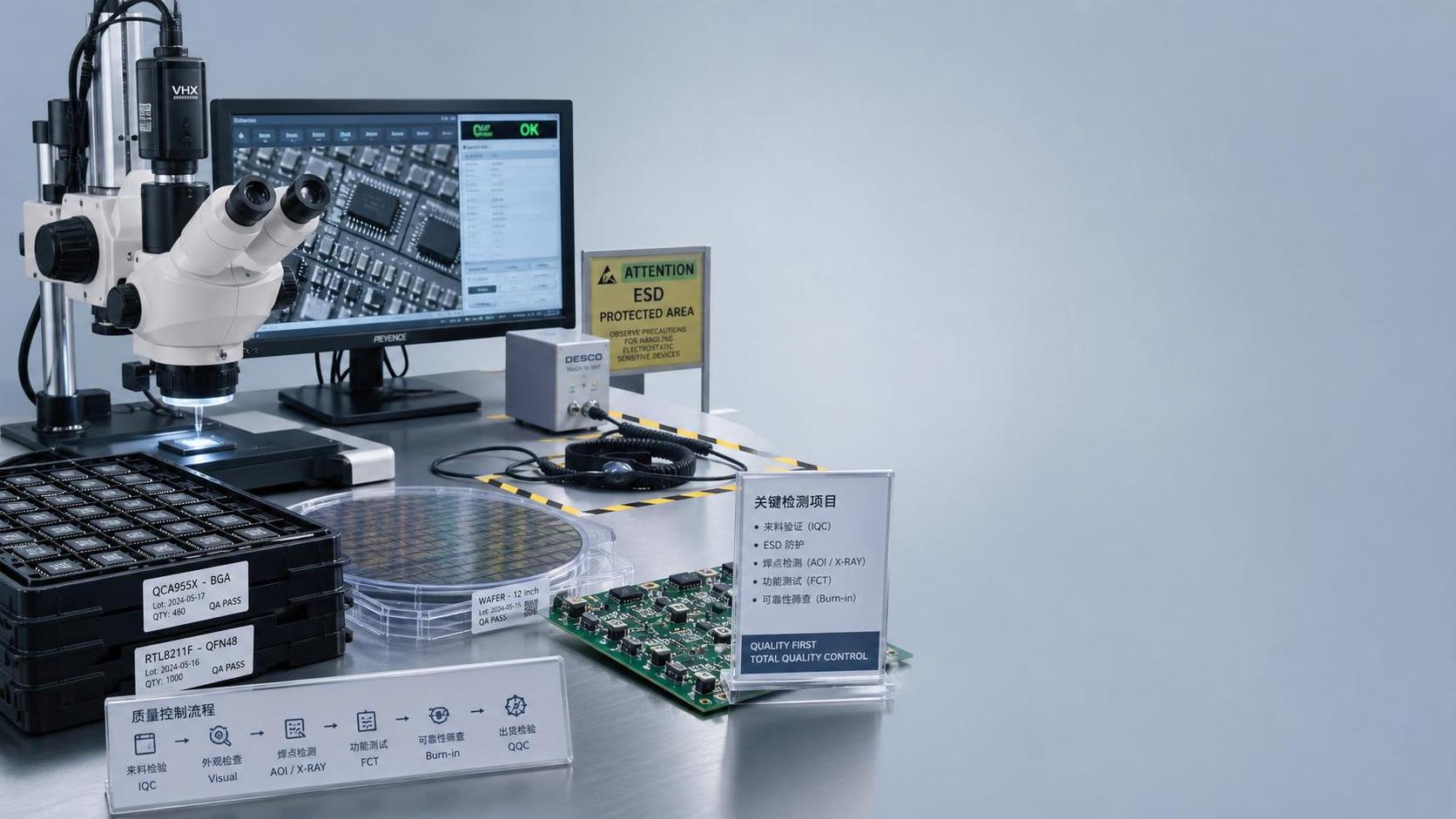 Electronics Quality Control for Semiconductors: Key Checks That Prevent Escapes