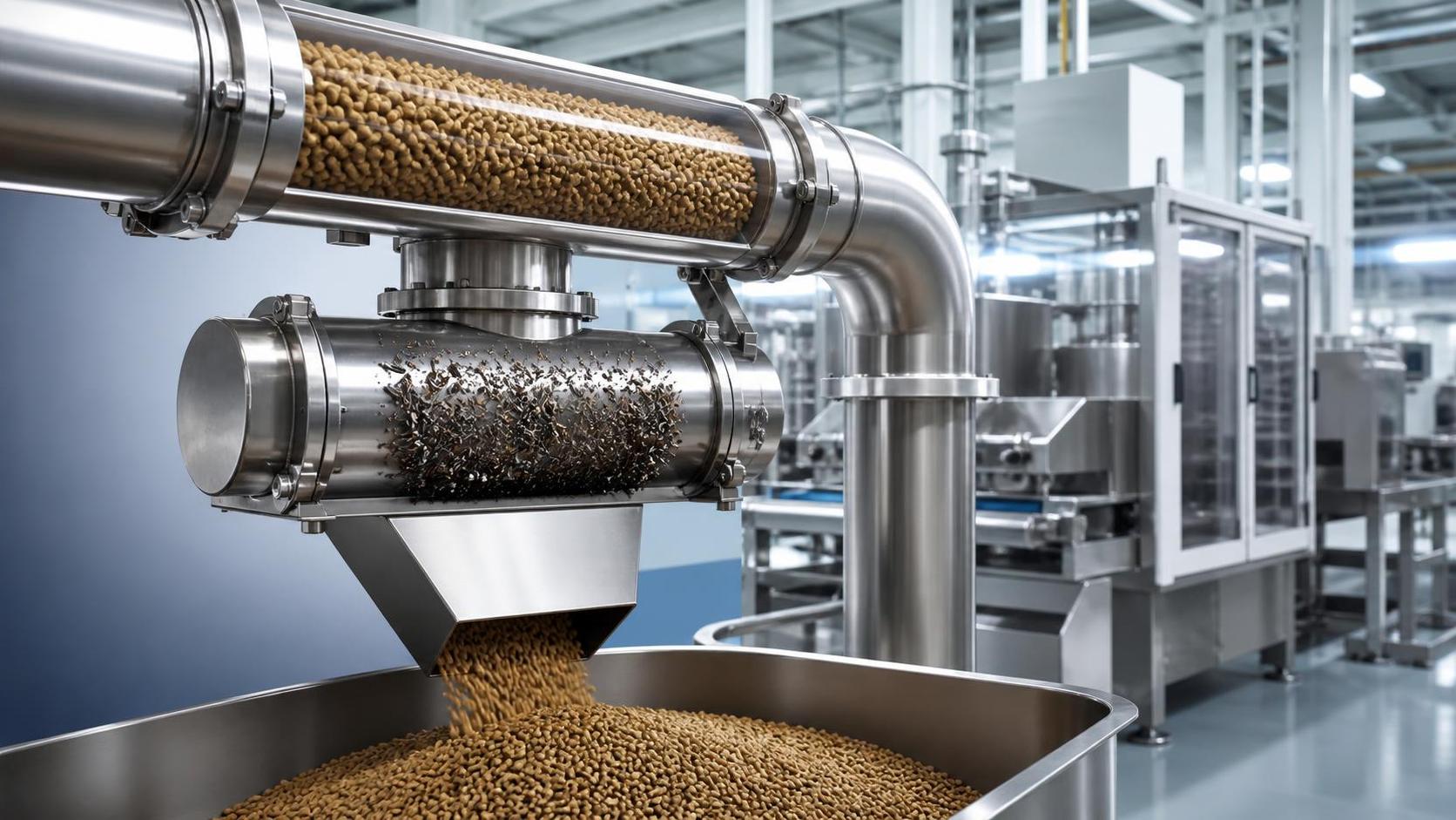 How to reduce metal contamination with a magnetic separator for feed