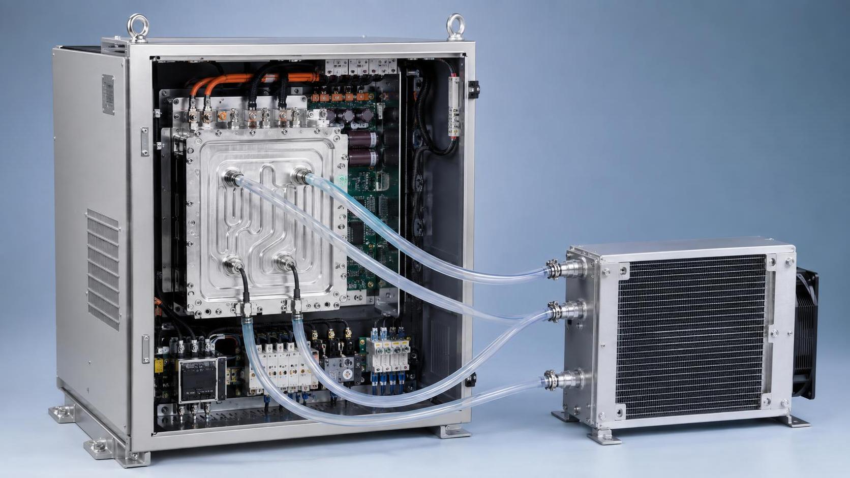 When does liquid cooling make sense for industrial electronics?