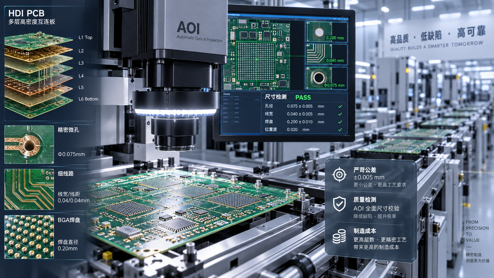 How tighter manufacturing tolerances change HDI PCB prices