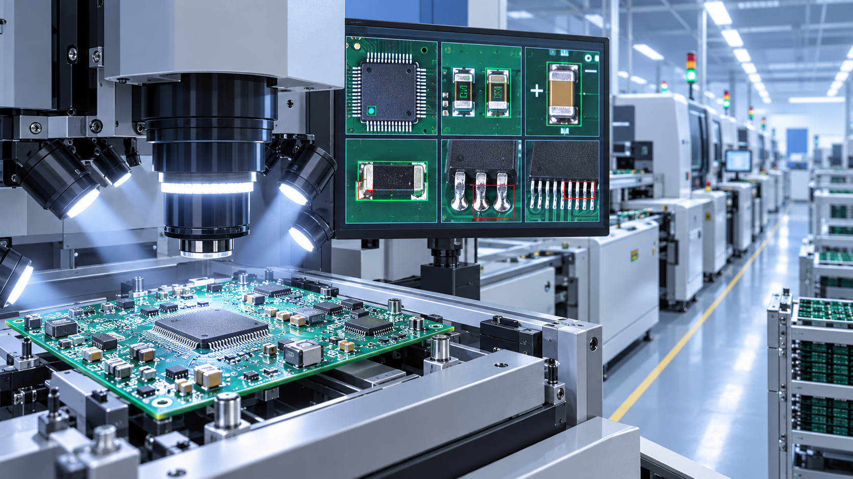 Which AOI inspection standards apply to PCB assembly quality control?